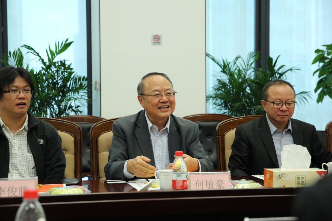 台湾淳品实业股份有限公司 何敏豪董事长一行莅临国烨跨境座谈交流