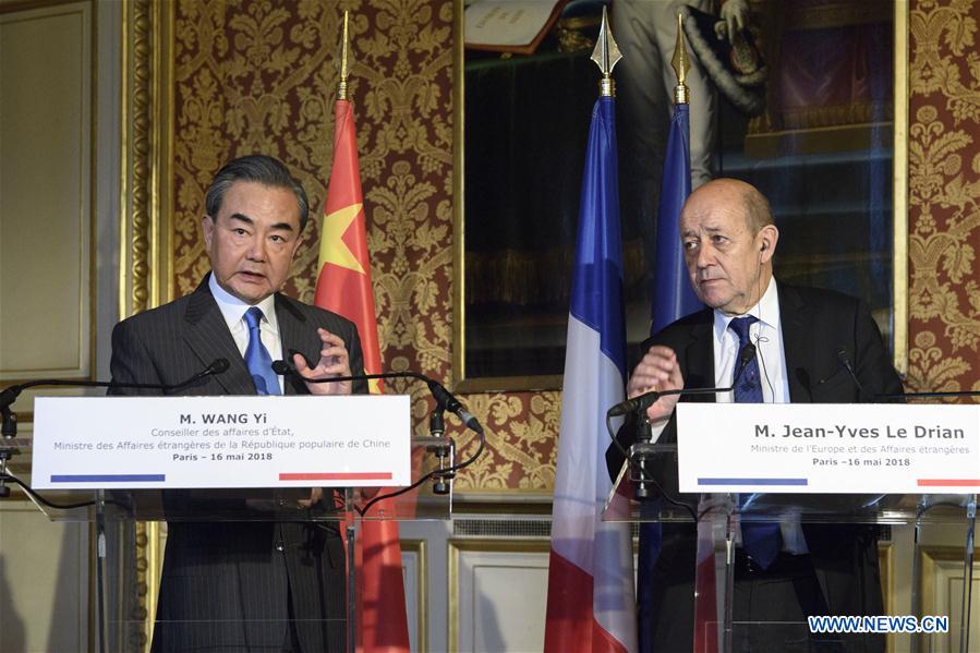 China, France agree on 