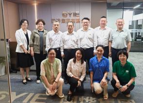 塑料工业加工协会王占杰理事长等领导走访国烨集团